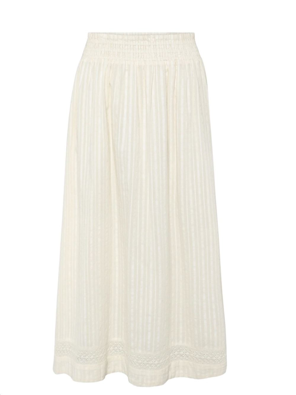Frnch Akane Cream Midi Skirt + Frnch Lalita top Size Medium two piece set